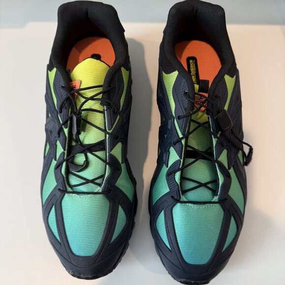 New Balance 610 in Navy Airyteal Lemon Zest Men's Shoes (Size 8) - Brand New! - Picture 2 of 5